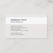 名刺、インテリア用のワイド飾写真 名刺 (正面)