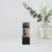 名刺-イースター島 スキニー名刺 (スタンド正面)