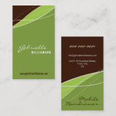 名刺：：エレガンスモダン10 名刺 (正面/裏面)