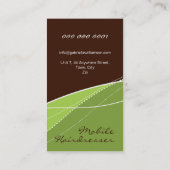 名刺：：エレガンスモダン10 名刺 (裏面)