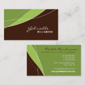 名刺：：エレガンスモダン10 名刺 (正面/裏面)