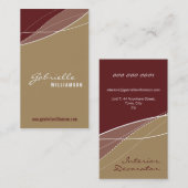 名刺：：エレガンスモダン1 名刺 (正面/裏面)