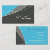 名刺：：エレガンスモダン4 名刺 (正面/裏面)