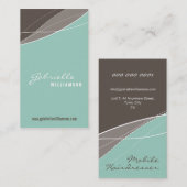 名刺：：エレガンスモダン6 名刺 (正面/裏面)