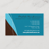 名刺：：エレガンスモダン9 名刺 (裏面)