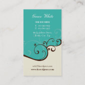 名刺：：エレガントに繊細な9 名刺 (裏面)