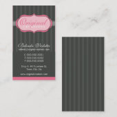 名刺：:エレガント派手なP6 名刺 (正面/裏面)