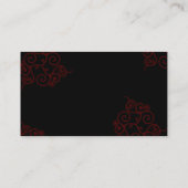 名刺 – エレガント (裏面)