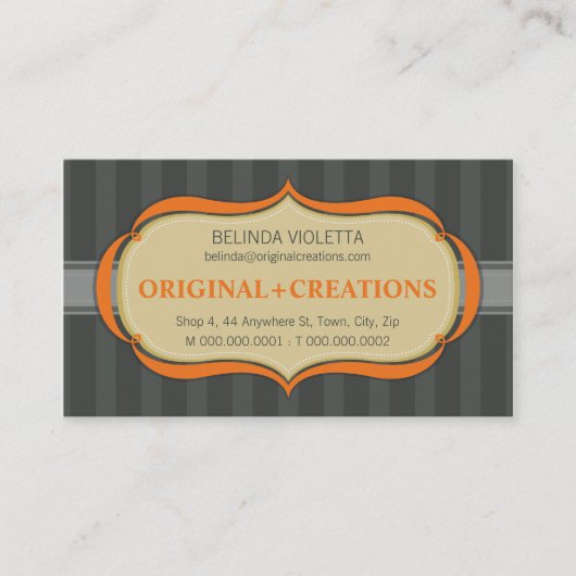 名刺： エレガント: Flamboyant L10 名刺 (正面)