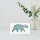 名刺-オパールくま 名刺 (スタンド正面)