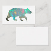 名刺-オパールくま 名刺 (正面/裏面)