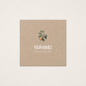 名刺： 「オレンジブロッサム」 ：ナチュラル (正面)