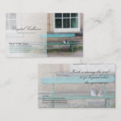 名刺-カウンセラー、友情、親切 名刺 (正面/裏面)