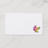 名刺-カエルのポップアート 名刺 (裏面)