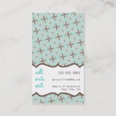 名刺: カジュアル chic 2 P 名刺 (裏面)