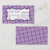 名刺： カジュアル chic 6 L 名刺 (正面/裏面)