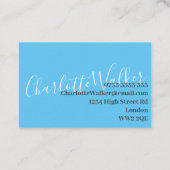 名刺 – カスタマイズプロフェッショナル2トーン (裏面)