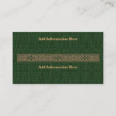 名刺-カスタマイズ-ケルト結び目模様 名刺 (裏面)