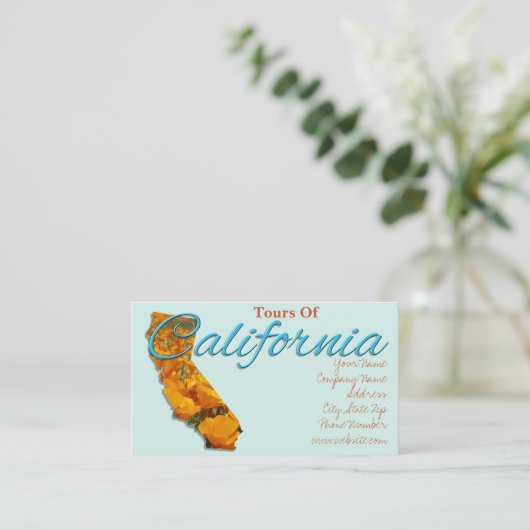 名刺 – カリフォルニア州 (スタンド正面)