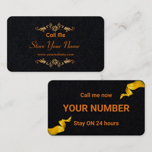 名刺 |カードカスタムエレガン (正面/裏面)