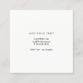 名刺-キャンバス スクエア名刺 (裏面)