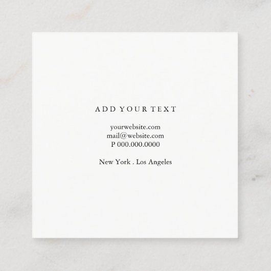 名刺-キャンバス スクエア名刺 (裏面)