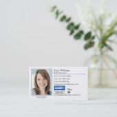 名刺: クラシックな写真 名刺 (スタンド正面)