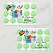 名刺、クリーニングサービス名刺 名刺 (正面/裏面)