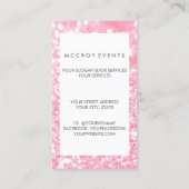 名刺-グリッタービズピンク 名刺 (裏面)