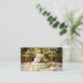 名刺--ケーキ 名刺 (スタンド正面)