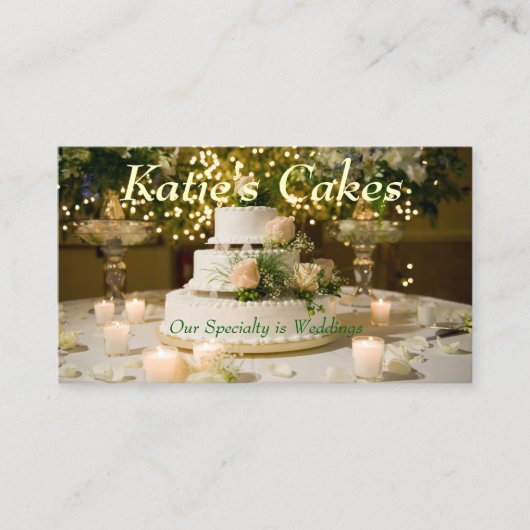 名刺--ケーキ 名刺 (正面)