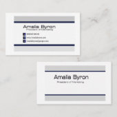 名刺。 コーリングカード (正面/裏面)