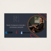 名刺：サイズプロファイルカード、3.5インチx 2.0インチ (裏面)