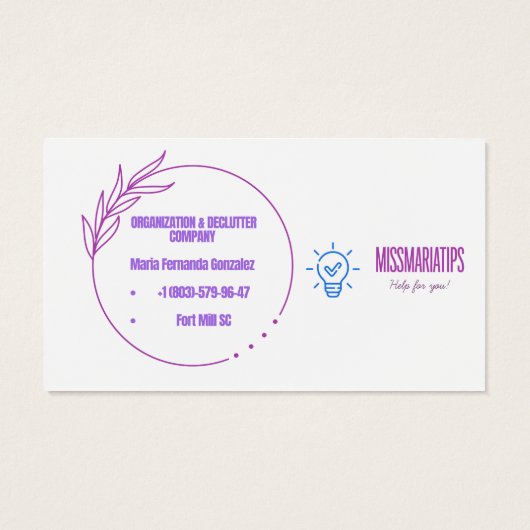 名刺：サイズプロファイルカード、3.5インチx 2.0インチ (裏面)