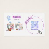 名刺：サイズプロファイルカード、3.5インチx 2.0インチ (正面)