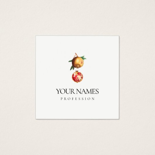 名刺：ザクロ (正面)