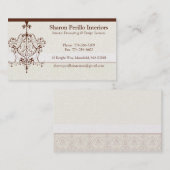 名刺：：シャンデリア横1 名刺 (正面/裏面)