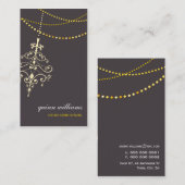 名刺：：シャンデリア+ライト2P 名刺 (正面/裏面)