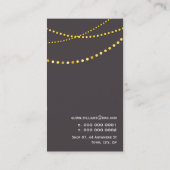 名刺：：シャンデリア+ライト2P 名刺 (裏面)