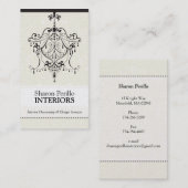 名刺：：シャンデリア – Sharon Perillo 1 名刺 (正面/裏面)