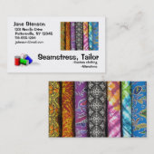 名刺:シーストレス、テーラー 名刺 (正面/裏面)