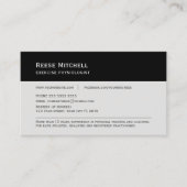 名刺、ジムのトレーニングのカスタマイズ 名刺 (正面)