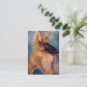 名刺、ジャーマン・シェパードの救助 名刺 (スタンド正面)