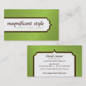 名刺：:スタイリッシュ壮麗9 名刺 (正面/裏面)