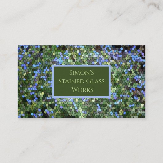 名刺「ステンドグラス」 名刺 (正面)