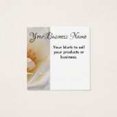 名刺 – セルフプロモーション (裏面)