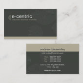 名刺：：ダイナミック中心L4 名刺 (正面/裏面)