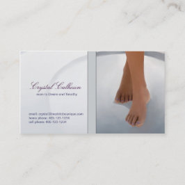 名刺-テンプレート--を呼んでいるお母さん コーリングカード