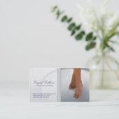 名刺-テンプレート--を呼んでいるお母さん コーリングカード (スタンド正面)