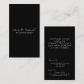 名刺|デザイナーのスタイル|blk 名刺 (正面/裏面)